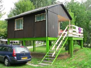 Ons huisje op de camping in Szentendre