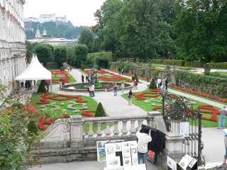 De Mirabell tuinen en de dwergentuin in Salzburg