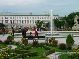De Mirabell tuinen en de dwergentuin in Salzburg
