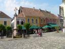 Het centrale plein in Szentendre